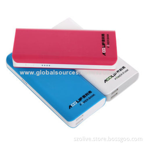 New product of Dual USB portable power bank for iPhone5s